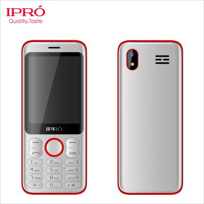 China Build in Hot Selling 2020 Flash 2.8 Inch 1800 Original Big AH Battery IPRO Basic Bar Phone 2G Mobile Phone for sale