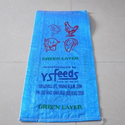 China Impresión en color tejida PP 100% del bolso 6 del saco de la Virgen para el añadido de la alimentación en venta