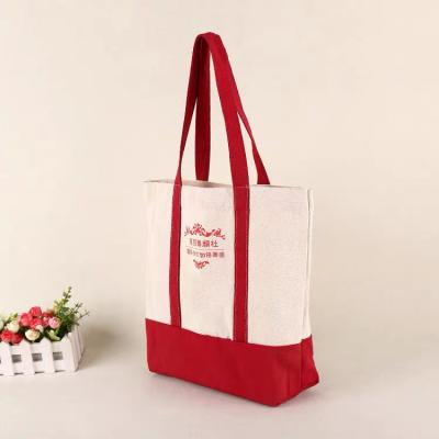 China Who respects the environment; Recyclable; Reusable wholesale custom logo fancy factory direct sale canvas bags women handbags women shopping ladies for sale