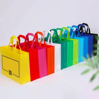 China Who respects the environment; Recyclable; Customized Reusable Printed Recycling Eco - Friendly Large Shopping Reusable Nonwoven Nonwoven Garment Bags for sale