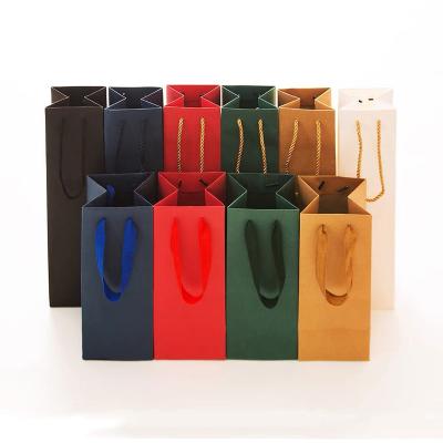 China Recyclable Recyclable Machinery Making Kraft Paper Custom Logo Paper Gift Foldable Shopping Bag With Twisted Handle Reusable Packaging for sale