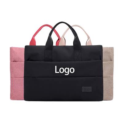 China Modern/fashion factory wholesale polyester large/small laptop handbags accessories cheap zipper bags business packaging computer for sale