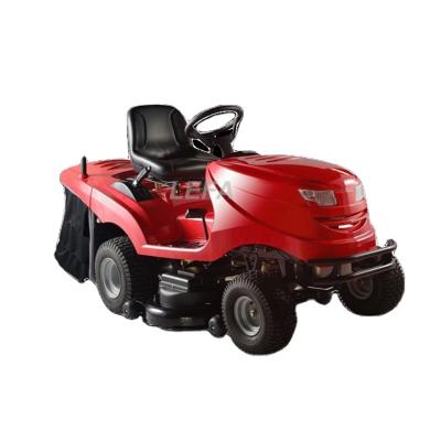 China 4-Stroke 17.5HP Garden Tractor Electric Lawn Mower Riding Riding On Mower With CE for sale