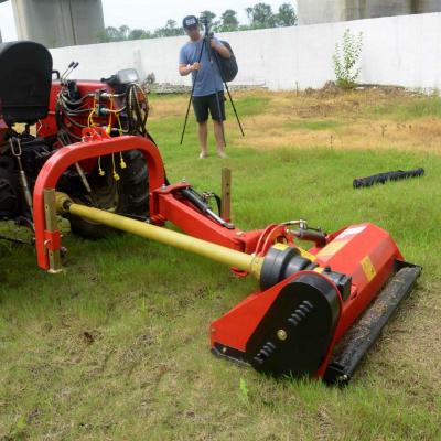 China Building Material Shops Farm Tractor PTO Drive Hydraulic Mower 3 Point Linkage Side Flail Mower For Sale With CE for sale