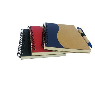 China Promotional Cheap Bulk Spiral Notebook A5 Hardcover Book Customized Spiral Gathering Notebook For Business for sale