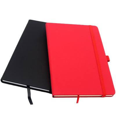 China 2023 New Products Hardcover Customized Color Cover Journal Soft Leather Notebook With Marker Line for sale