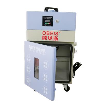 China Factory 220V 650W*2 Automatic Bags Cutting Machine 13000rmp Wire Sucking Machine for sale