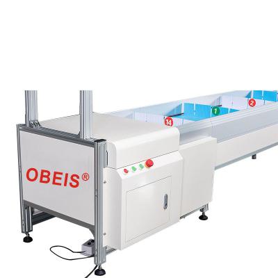 China Clothes Factory OBEIS Manufacturing Clothes Making Machine Production Line With Display Screen for sale