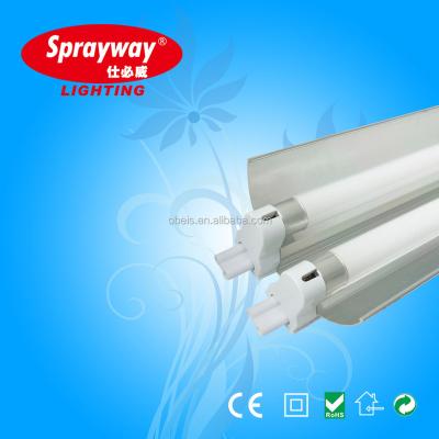 China Alloy Guangzhou T5 Aluminum Fluorescent Light Fixture With Bracket And Shade Double Tubes Indoor Lamps for sale