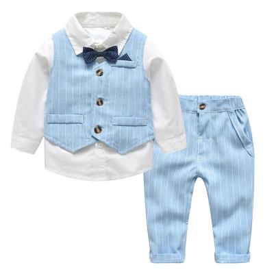 China Formal Spring Europe and the United States baby boys gentlemen cotton vest three-piece set a hair for sale