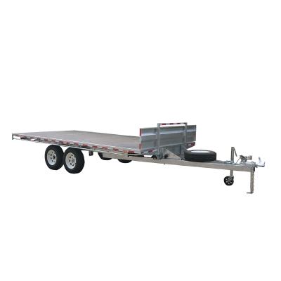 China Lightweight Materials Cultivate Carrier 2 Ton Flatbed Semi Trailer for sale