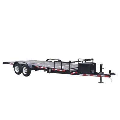 China Truck SF Farm Trailer Approved Trailer , Tilt Flatbed Trailer for sale