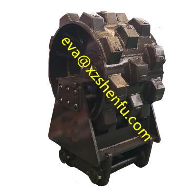 China Retail Construction Machinery Parts Excavator Wheel Compactor for sale