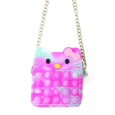 China Toy Popular Pop Bubble Silicone Bag for sale