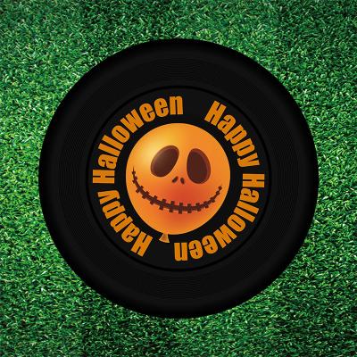 China Education. Customized logo fabric acceptable portable foldable nylon flight frisbeed disc for Halloween promotional gifts for sale