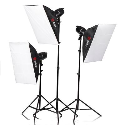 China Tolifo Led Studio Light 250W*3 Stand Light Kit With Soft Box And Carry Bag EG. - 250B for sale