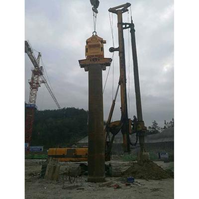 China Construction worksÂ   DZ200A Vibro Hammer with Pipe Pile Clamp for sale