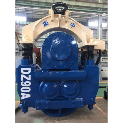 China Machinery repair shops crane type DZ90A vibratory electric pile hammer piling hammer for sale for sale