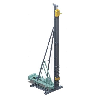 China Building Material Shops Cement Deep Soil Mixing Pile Drive Machine Small Soil Auger Drill Rig Installation Set for sale