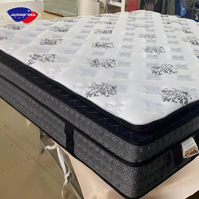 China Foldable modern double spring gel memory foam mattress from factory best full sleep roll inch mlily mattress wholesale king for sale