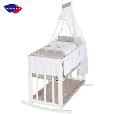 China AUSTRALIAN HCL Kid's BedCribChildren Bench White Foldable roba 4in1 Children's Bed Side Bed 1 Unit for sale