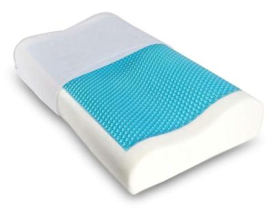 China OEM ODM Anti-Static Acceptable High Quality Comfortable Relax Gel Memory Foam Reversible Bed Pillow à venda