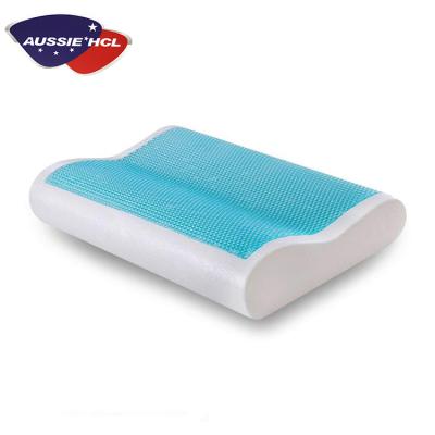 China Anti-Static High Quality Comfortable &Relax Gel Memory Foam Reversible Cool Bed Pillow OEM&ODM Acceptable à venda