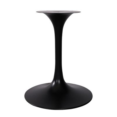 China Modern Make Your Own Furniture Leg Nordic White Leisure Round Commercial Dining Table For Restaurant Trumpet Tulip Table Base for sale