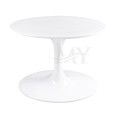 China Modern Leisure Dining Room Commercial Industrial Fiberglass Tulip Oval White Base For Restaurant Trumpet for sale