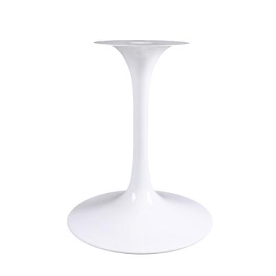 China Modern Living Room Furniture Tulip Table Fiberglass Base Dining Round Round Table MDF Metal Iron Wood Top Legs for sale