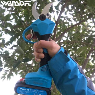 China Anti-skid Handle Pruner Cordless Rechargeable Battery Operated Garden Shear Tree Electric Scissors for sale