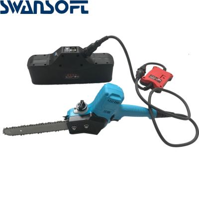 China Anti-skid Battery Electric Wood Cutting Machine Chainsaw Branch Fruit Tree Chainsaw Prices for sale