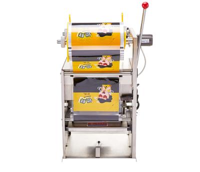 China Food Square Food Box Sealing Machine Food Tray Sealing Machine for sale