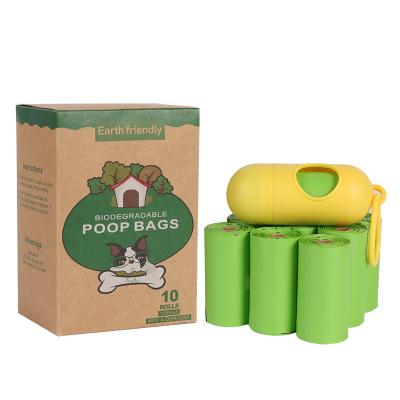 China OEM Custom Extra Thick Premium Biodegradable Lavender Corn Scented Strong Scented Dog Poop Waste Bag Stored With Dispenser for sale