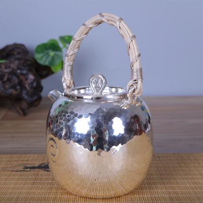 China Unique Customized Silver Teapot Kettle Luxious Handmade Models In Advance From Japan for sale