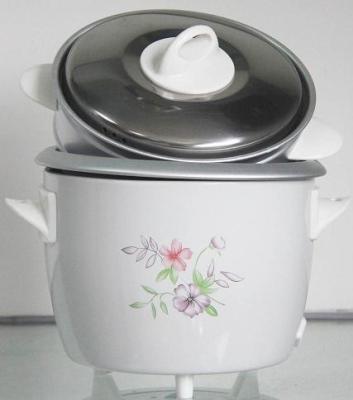 China 5 Cups Flower Printing Non Stick Coating Inner Pot of Rice Cooker for Supermarket for sale