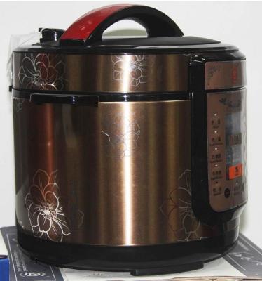 China Double Aluminum Cover Electric Pressure Cooker With Stainless Steel Steamer for sale