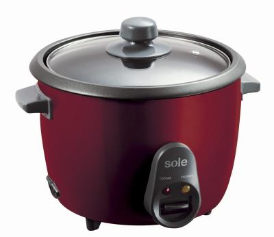 Chine Petit cuiseur de riz automatique de tambour rouge de 1,8 litres dans non des cuiseurs de pot de revêtement de bâton à vendre