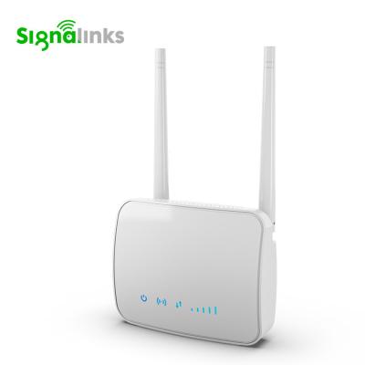 China NO Signalinks 2 Supplement Antennas CAT4 Wifi Modem Sim Card Home Use High Speed ​​LAN RJ45 4G CPE LTE Router for sale