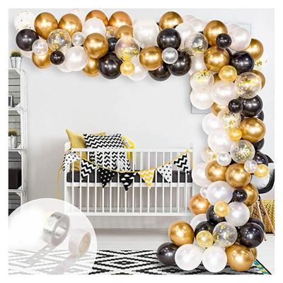 China Garland Kit New Design Balloon Arch Birthday Wedding Party Decoration Gift Toy Wholesale Metallic Latex Balloon for sale