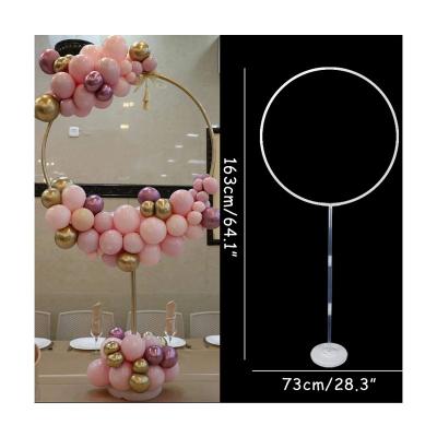 China Event decoration high quality baby shower party supplies round balloon stand column arch to wedding decoration backdrop balloon props for sale