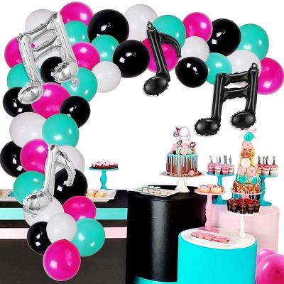 China Advertising Garland Arch Kit Party Hot Selling Decoration Latex Foil Tik Tok Balloon Kit For Musical Toy 2021 for sale