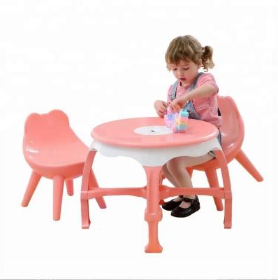 China Chinese children table one table and two chairs for home or kindergarten for sale