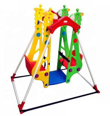 China Modern Cute Animal Indoor Playground Equipment Plastic Swing Toys Kids Garden Swing Seat Baby Patio Swing Chair for sale