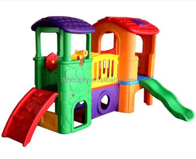 China Easily Assembled 2017 Hot New Products Indoor Children Slide Plastic Playhouse Set for sale