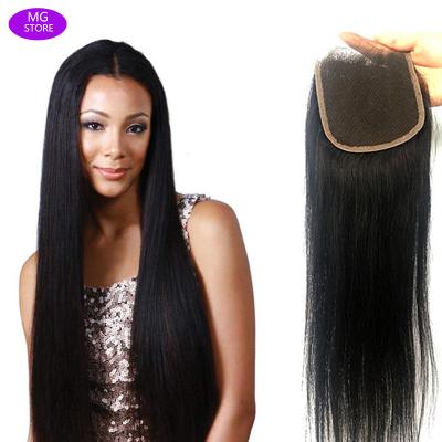 China 100% Swiss Virgin Hair Bundles And Closure 4*4 Hd Virgin Hair Straight Wholesale Lace Headband Set For Women for sale