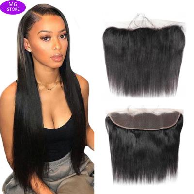 China Wholesale Best Quality Virgin Straight 100% Human 13x4 Hd Closure Lace Frontal Wigs Brazilian Hair Bundles With Closure Grade 12a/ for sale