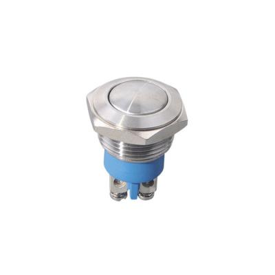 China Reasonable Price Stainless Steel Metal Led Switch Knob LA156-GQ Series Metal Button for sale