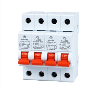 China < WSSCB-T60 4P 60KA Solid and Durable Surge Protector 1P 2P 3P 4P Backup Protectors =15kA (10/350us) for sale