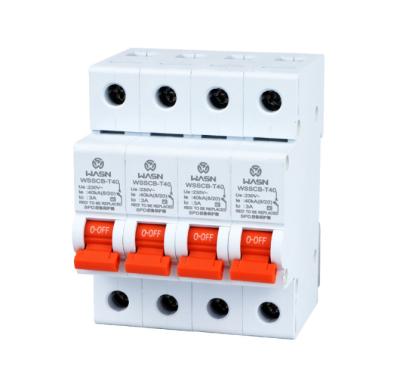 China < WSSCB-T40 4P 40KA 1P 2P 3P 4P Convenient and Practical Backup Voltage Surge =15kA (10/350us) for sale